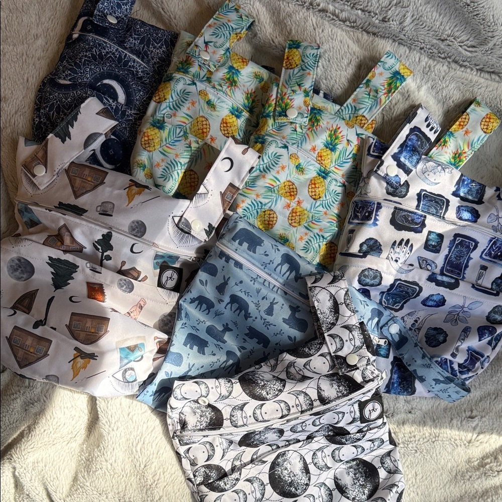 7 Small Wet Bags Bundle